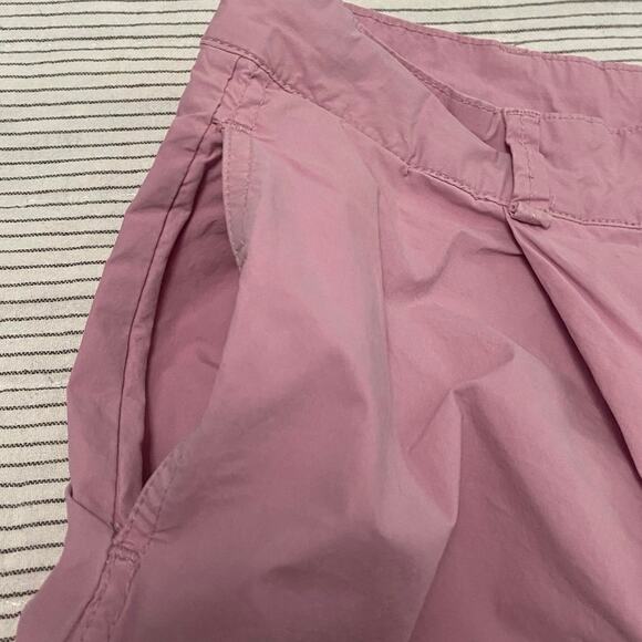 Free People Luca Barrel Pink Cropped Pleated Pants Womens Size 4 X 25 Casual - Picture 9 of 9